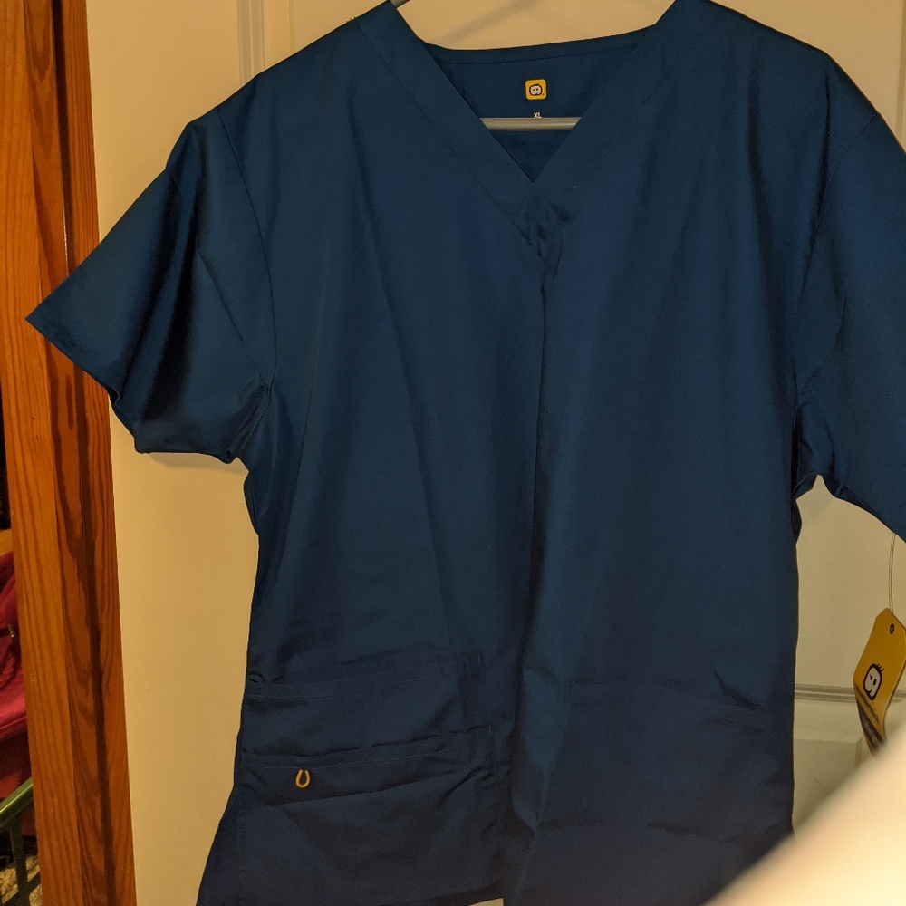 WonderWink Royal Blue scrub set